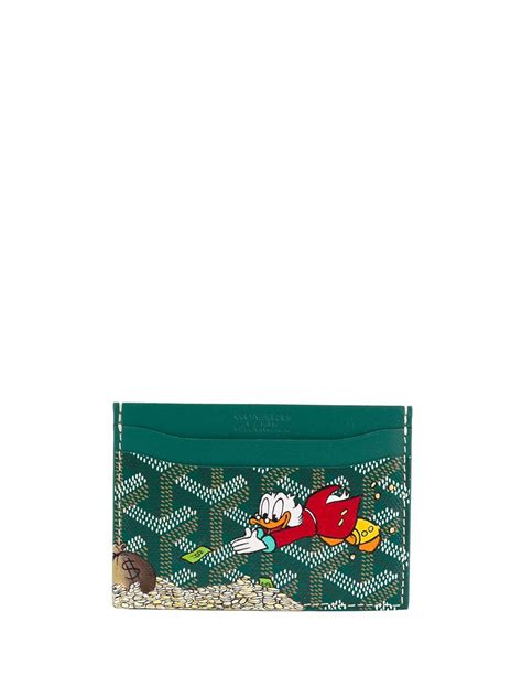 goyard card holder donald duck